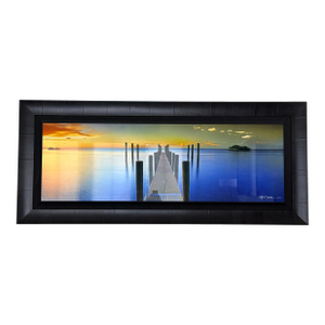 Jeff Mitchum “Essence” Framed Panoramic Landscape Photo on Glass