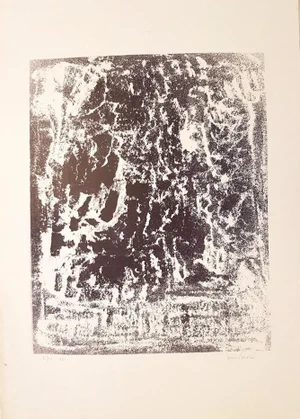 Untitled - Original Lithograph by Vasco Bendini - 1961 1961