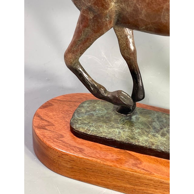 Realism Bronze Horse Sculpture Equine Art Statue “Free Spirit” Limited Edition For Sale - Image 3 of 9