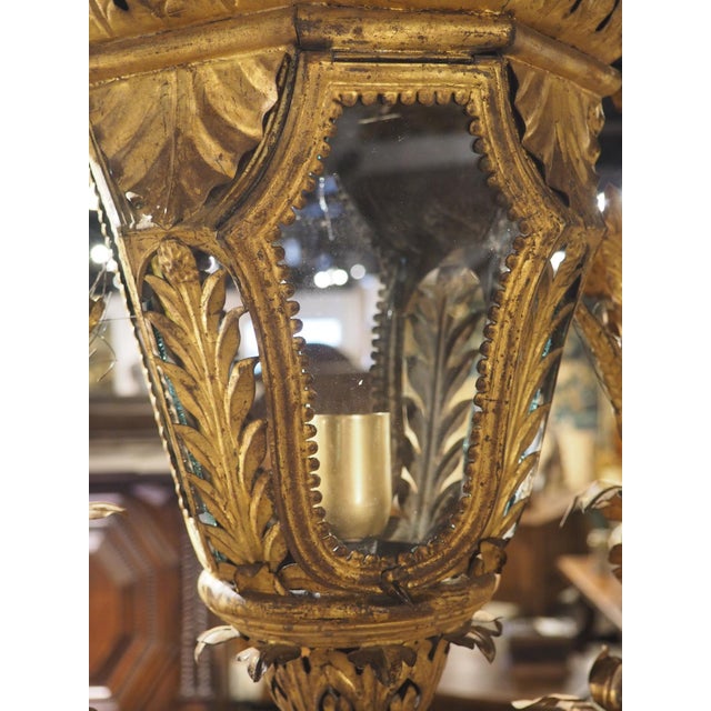 Late 18th Century Venetian Gilt Metal and Glass Lantern For Sale - Image 18 of 18