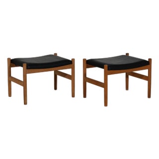 Set of Danish Stools, 1960s For Sale