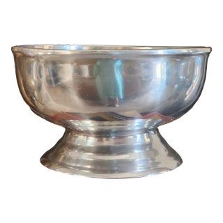 Vintage Nambe Punch Bowl For Sale