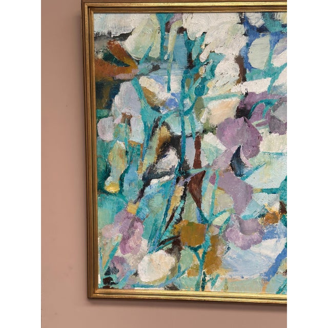 After Gunnar Alvarna, Composition, 1960s, Oil on Canvas For Sale - Image 6 of 18