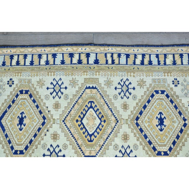 Textile 1960s Nomadic Distressed Area Rug For Sale - Image 7 of 11