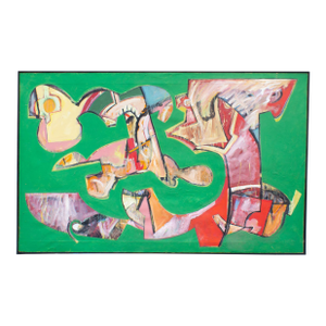 Late 20th Century Abstract Oil on Canvas Painting by James L. Bruch