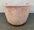Vintage Modern Barrel Swivel Accent Chair in Blush Textured Velvet For Sale - Image 9 of 12