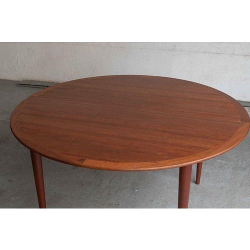Gold Large Dining Table by Grete Jalk For Sale - Image 8 of 18