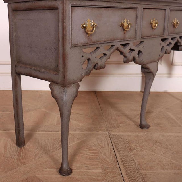 Wood Antique English Cabriole Leg Dresser, 1790 For Sale - Image 7 of 12