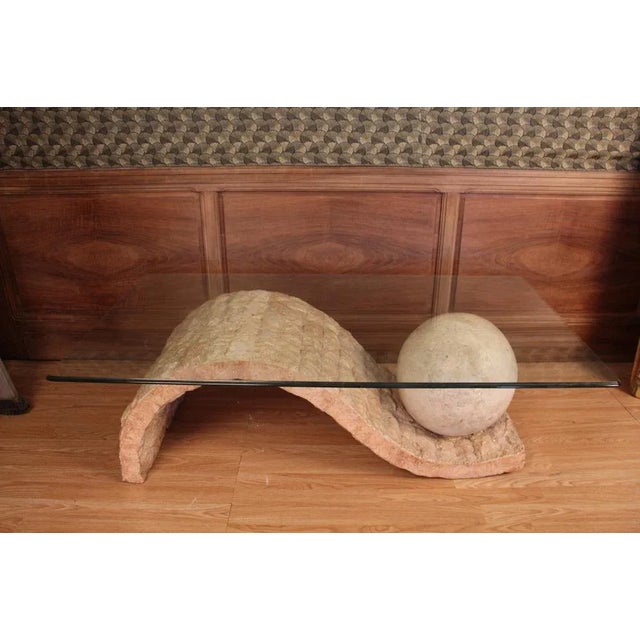 Mactan Stone Coffee Table by Magnussen Ponte, 1980s For Sale - Image 6 of 10