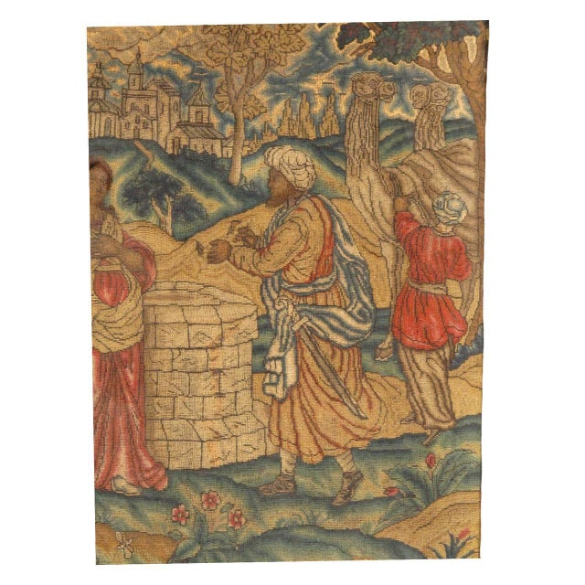 Romantic Antique 17th Century Flemish Tapestry, Country Of Origin: Belgium, Circa Date: 17th Century spectacular antique...