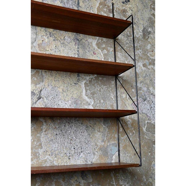 Mid-Century Modern String Shelf, 1950s For Sale - Image 6 of 11