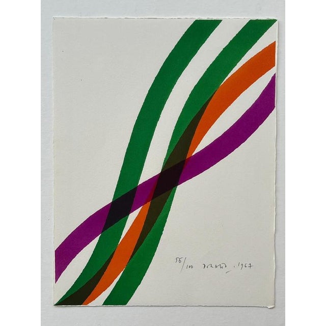 Lithograph, 1967 Handsigned by the artist in pencil and numbered 56/100 Publisher : Galerie Im Erker St. Gallen 22.50 cm....