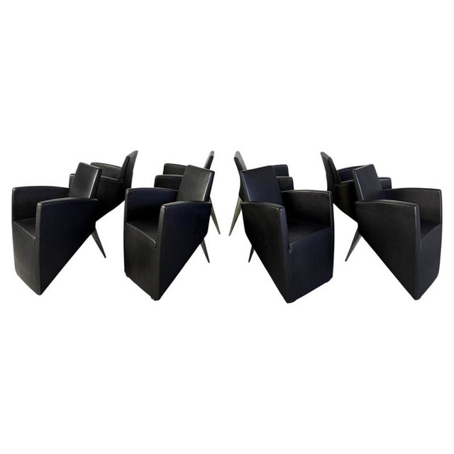 J. Lang Armchairs by Philippe Starck for Aleph, 1980s, Set of 8 For Sale - Image 17 of 17
