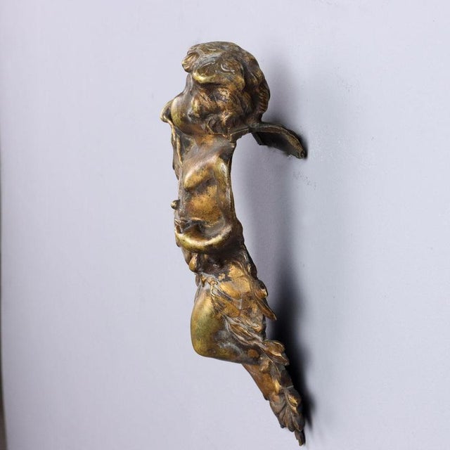 Antique Bronze Angel Sculptures, Set of 4 For Sale - Image 5 of 10