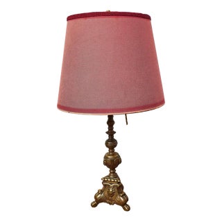 Antique Table Lamp from Candlestick, 18th Century For Sale