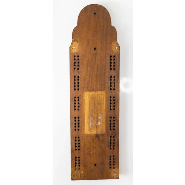 Wood Chinoiserie Chinese Carved Wood Cribbage Board For Sale - Image 7 of 8