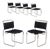 Set of Six Mid Century Modern “Ch66" Dining Chairs by Nicos Zographos For Sale