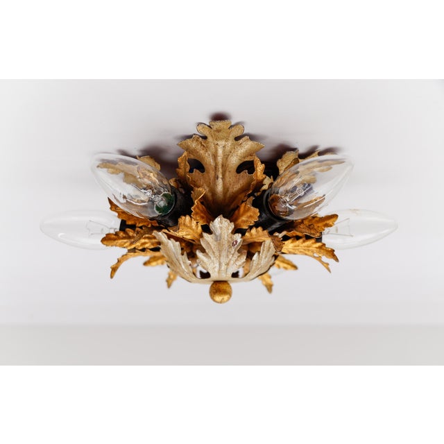 Florentine Ceiling Lamp by Banci Firenze, 1960s For Sale - Image 4 of 8