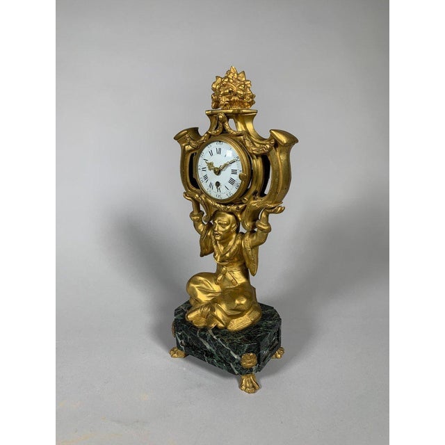 Chinese-style clock, Louis XV style, early 19th century For Sale - Image 4 of 12