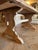 Vintage Oak Trestle Dining Table For Sale - Image 9 of 10