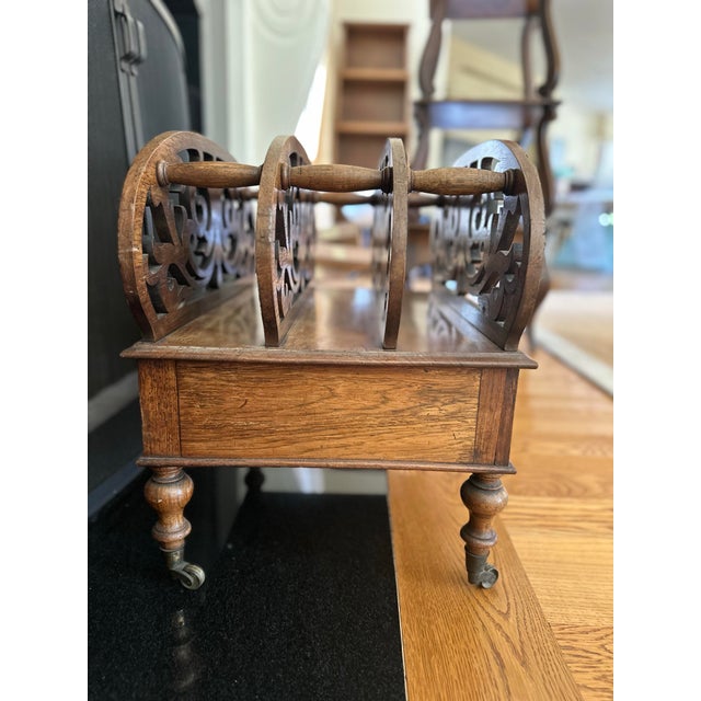 Late 19th Century English Magazine Rack For Sale - Image 4 of 9
