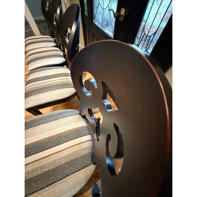 Italian Arhaus Dining Chairs - Set of 4 For Sale - Image 3 of 12