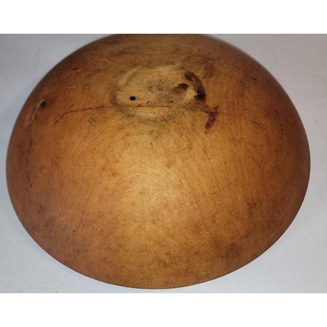 Collection of Four 19thc Hand Carved Wooden Bowls For Sale - Image 10 of 11