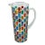 Venetian Glass Hand Painted Pitcher For Sale