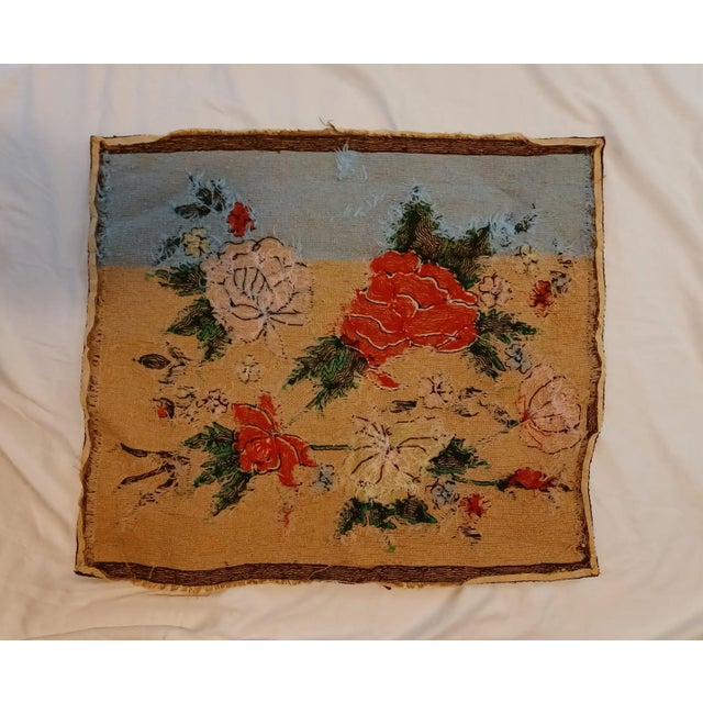Vintage Crewel Art For Sale - Image 4 of 8