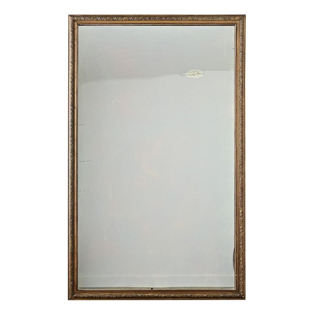 French 19th Century Large Art Nouveau Gilt Mirror For Sale In Baton Rouge - Image 6 of 14