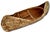 1920s Excellent Large Size Antique Hand Made Maine Indian Tree Bark Canoe Model - 22 Inches Long For Sale - Image 5 of 18