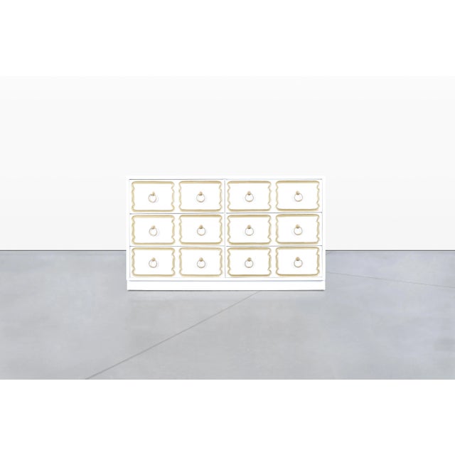 Dorothy Draper Vintage Lacquered "España" Dressers in Style of Dorothy Draper For Sale - Image 4 of 11