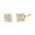 Add a shimmering touch to your wardrobe with these elegant and extravagant diamond earrings. Fashioned in the round shape,...