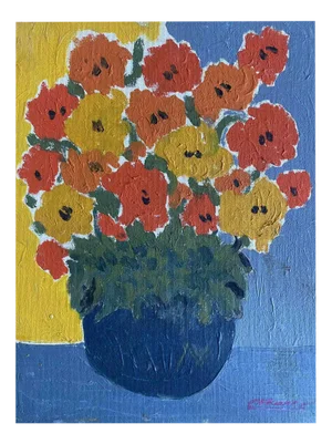 Claude Decamps, Still Life, Oil on Canvas, 1970s