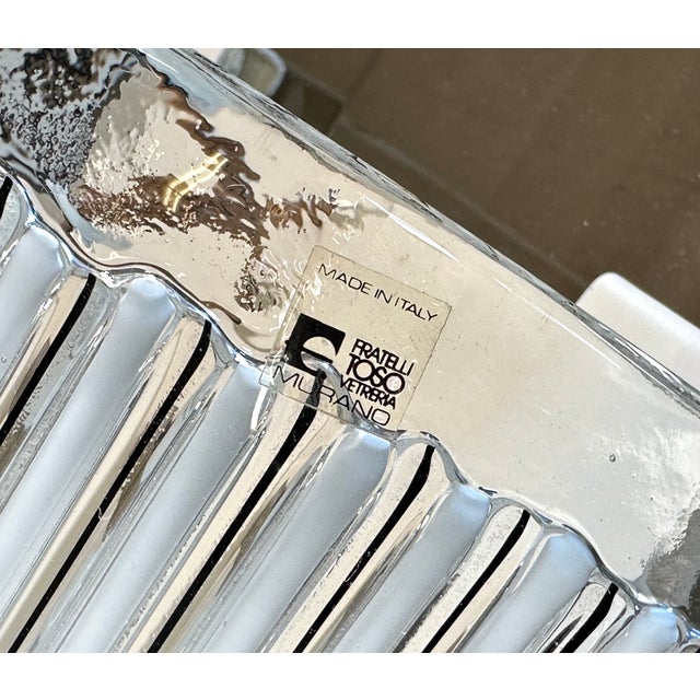 Glass Wall Lamps by Fratelli Toso, 1970s, Set of 3 For Sale - Image 5 of 15