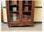 Wood Antique Art Nouveau China Display Cabinet, 1910 For Sale - Image 7 of 11