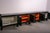 Brutalist Ebonized Sideboard by J. Batenburg for Mi Belgium, 1960s, Set of 3 For Sale - Image 9 of 15