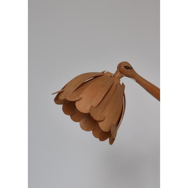 Scandinavian Modern Luxus Ashwood Table Lamp by Östen Kristiansson, Sweden, 1960s For Sale - Image 3 of 18