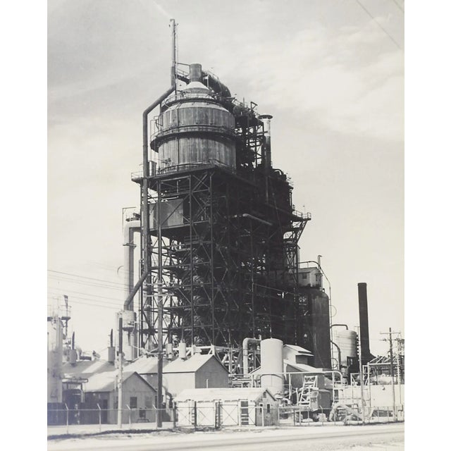 1950s 1950's Photograph of Cat Cracker Refinery For Sale - Image 5 of 5