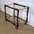 Serving Carts in Mahogany, Glass and Brass, 1960s, Set of 2 For Sale - Image 6 of 18
