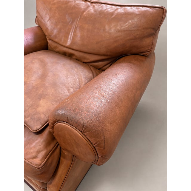 Chestnut Late 20th Century Ralph Lauren Wentworth Armchair Pair For Sale - Image 8 of 18