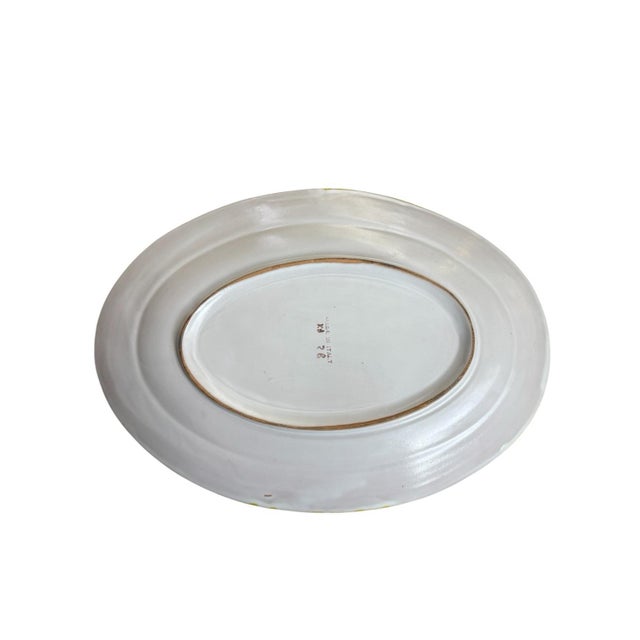 VIETRI Late 20th Century Italian Vietri Solimene Campagna Chicken Platter For Sale - Image 4 of 5