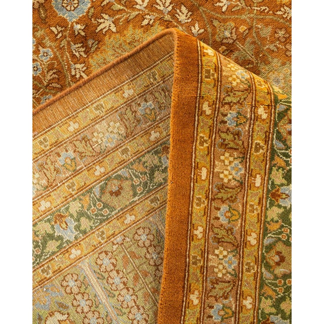 Mogul, One-of-a-Kind Hand-Knotted Area Rug in Brown, 10' 1" x 14' 4" For Sale In New York - Image 6 of 8