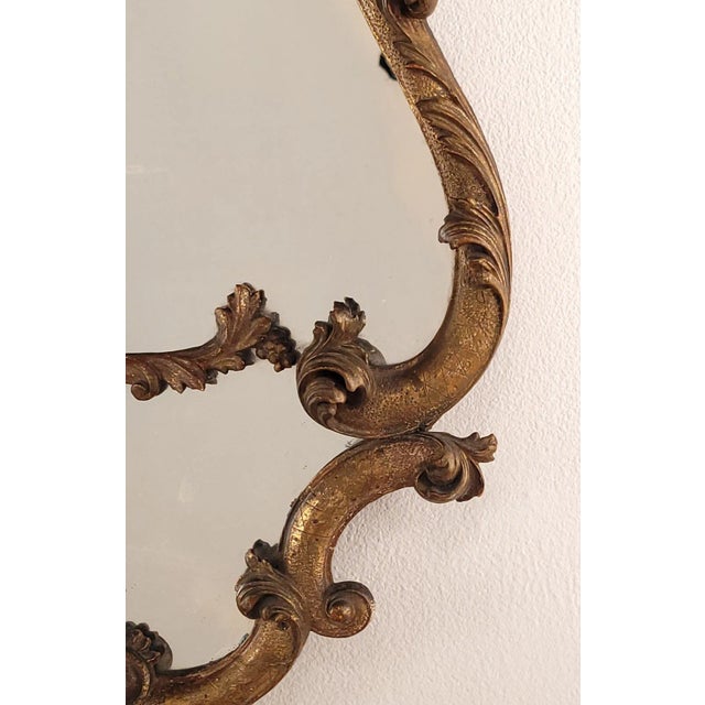 Italian Rococo Giltwood Mirror, Mid-19th Century For Sale - Image 4 of 9