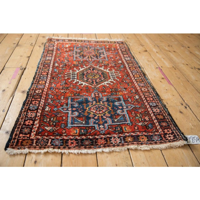Old New House Vintage Fine Karaja Rug - 2'7" X 3'11" For Sale - Image 4 of 9