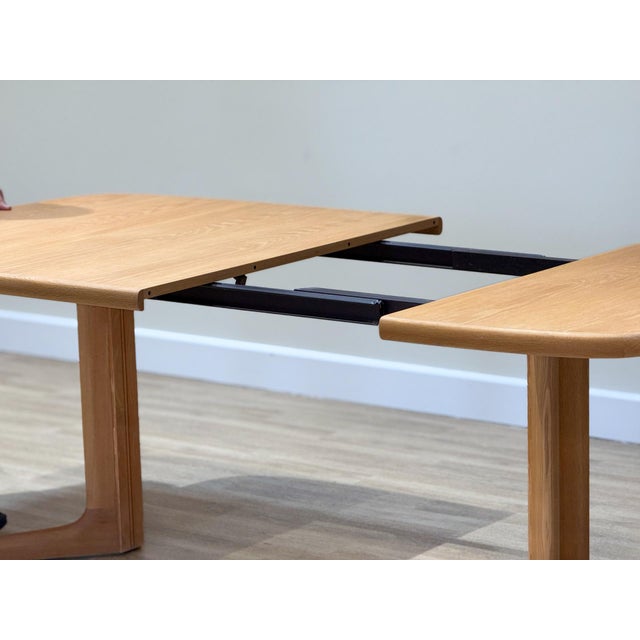Danish Double Extending Oak Dining Table from Skovby, 1960s For Sale - Image 11 of 18