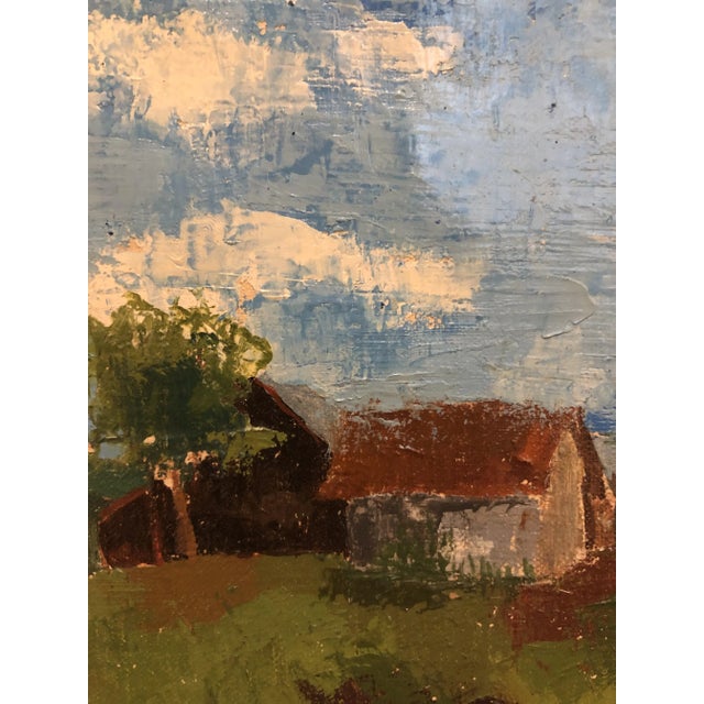 Jean-Jacques Boimond, Paysage de Moneuse, Oil on Canvas, Framed For Sale - Image 6 of 11
