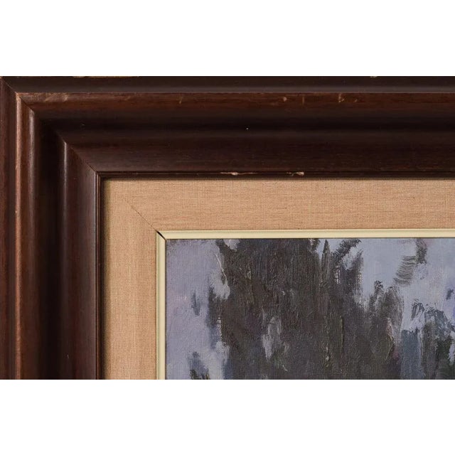Expressionist Landscape, 20th-Century, Oil on Canvas, Framed For Sale - Image 10 of 12