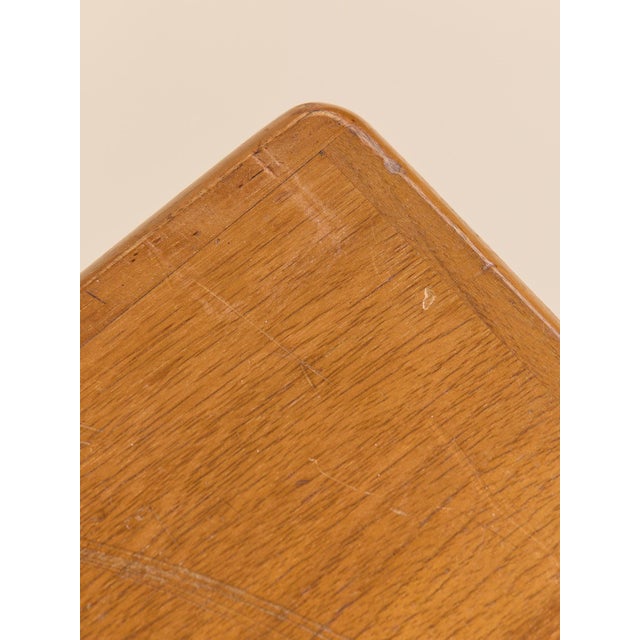 The Vintage MCM Teak Console Table For Sale - Image 10 of 12