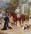 Heywood Hardy - Getting Ready for the Fox Hunt -19th Century Sporting Oil Painting For Sale - Image 9 of 13